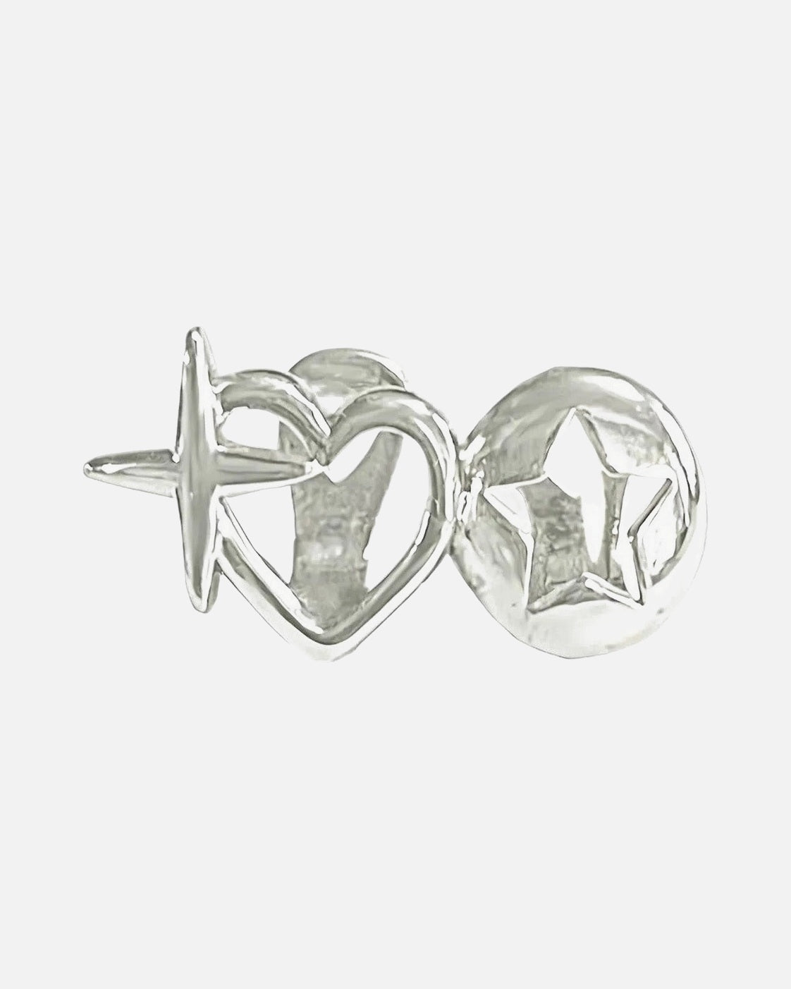 Heart & Star Grillz – single tooth heart and star grillz, alternate view