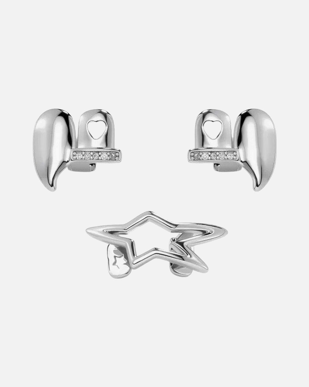 Star Fang Grillz Set – three-piece star and fang grillz set, alternate view