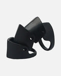Geometric Armor Knuckle Ring – Black – hinged geometric armor knuckle ring