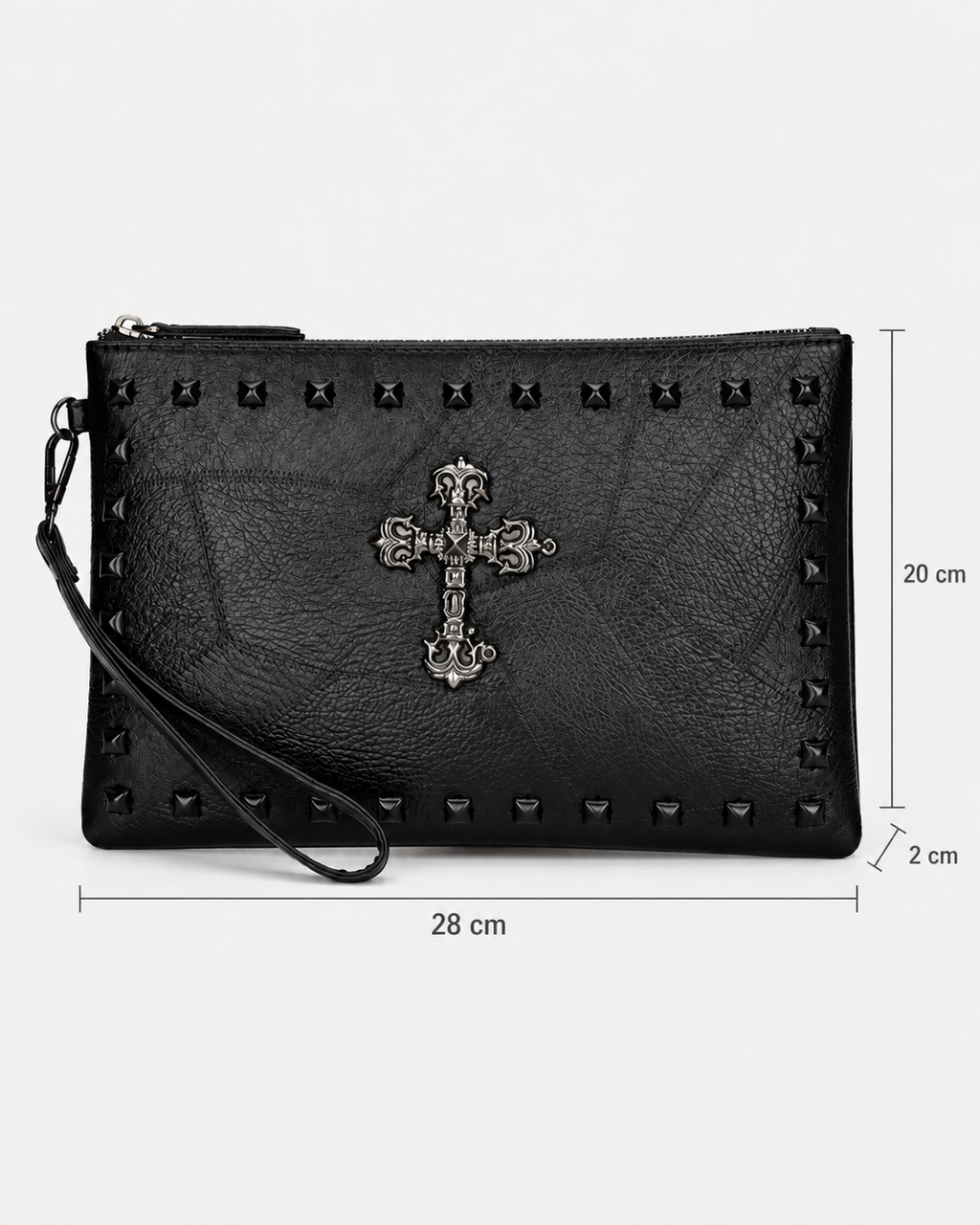 Gothic Cross Clutch Bag