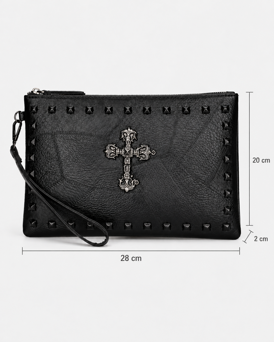 Gothic Cross Clutch Bag