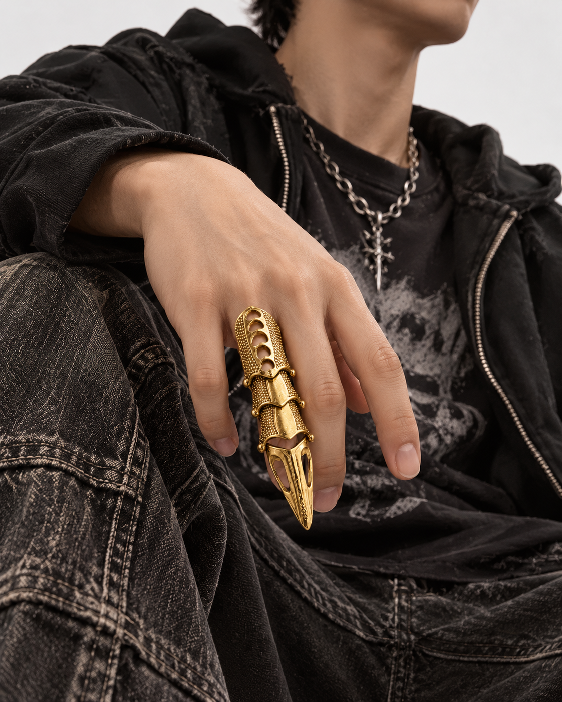 Armored Claw Ring