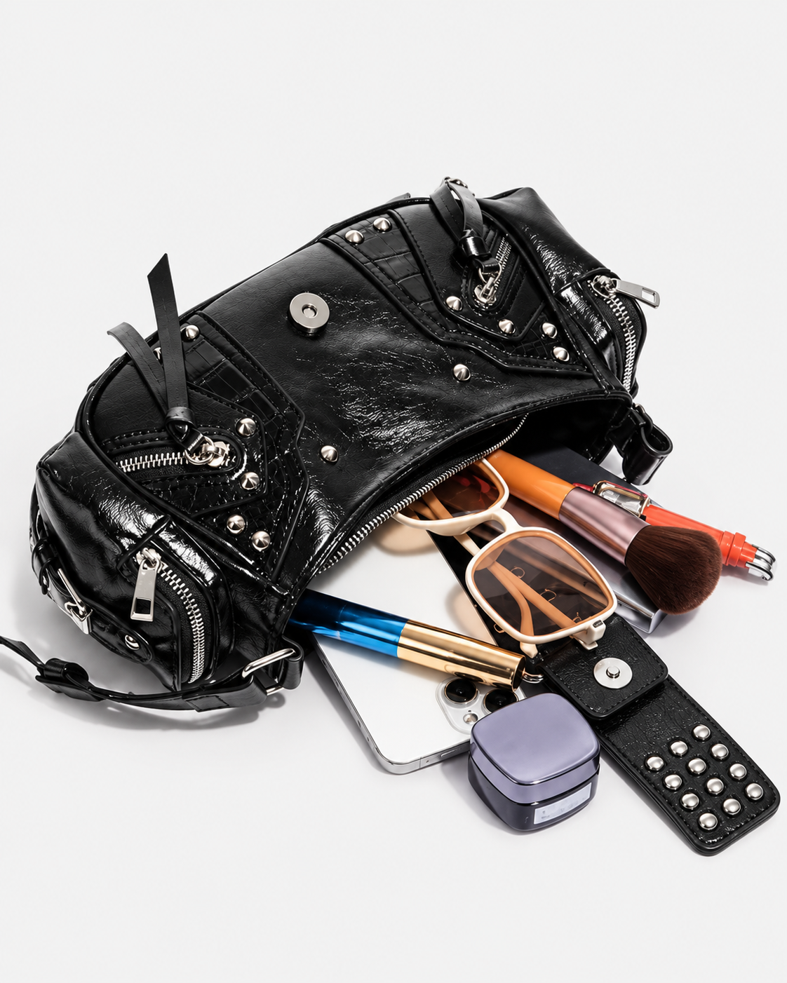 Punk Studded Shoulder Bag