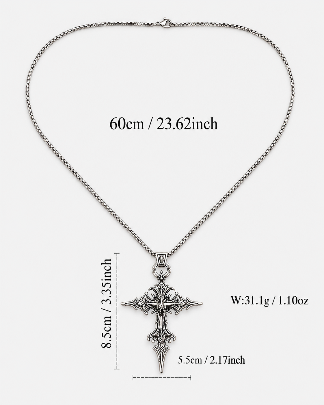 Ornate Cross Necklace