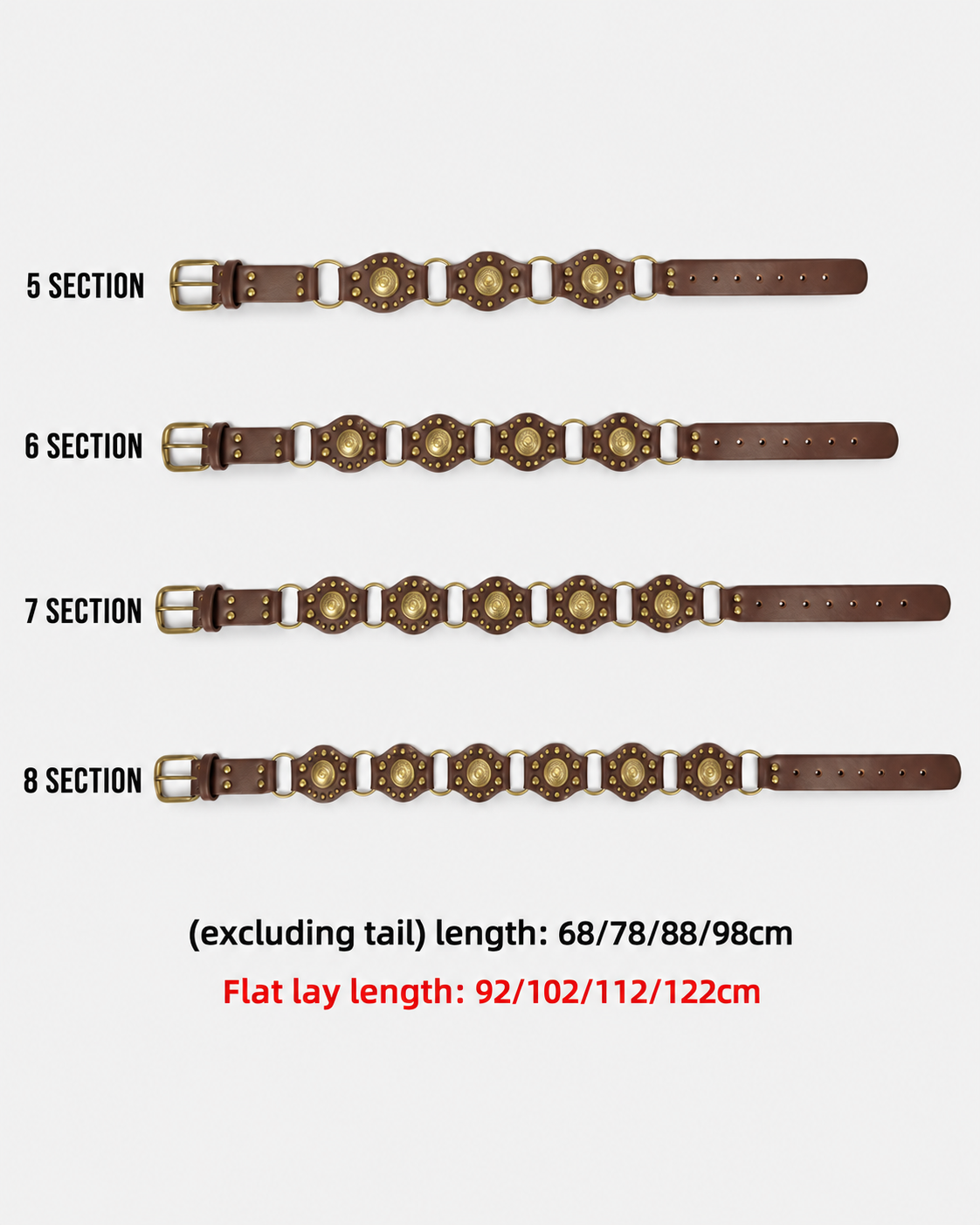 Vintage Studded Waist Belt