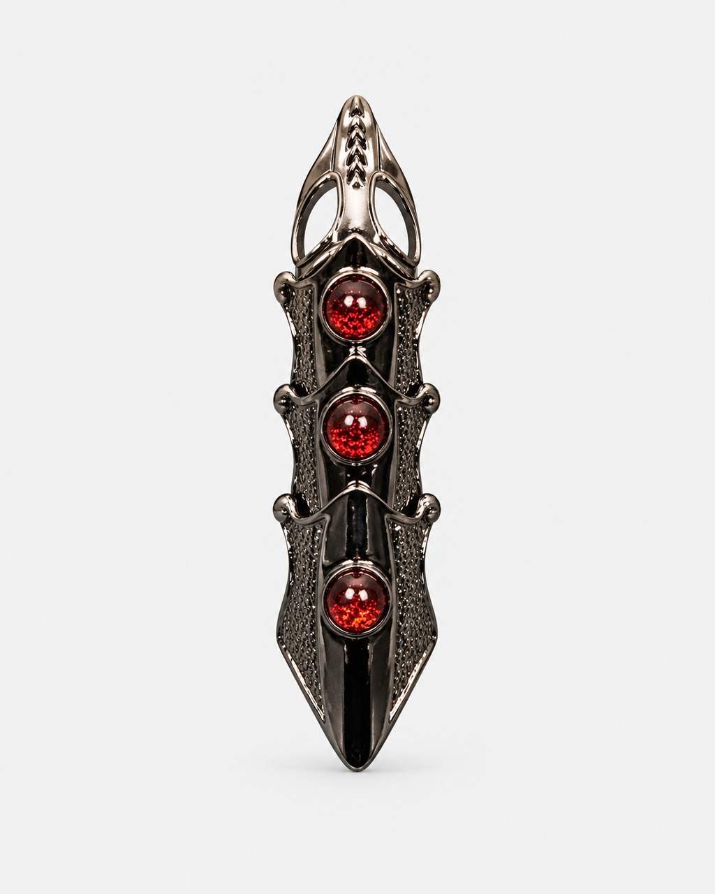 Gothic Armored Claw Ring