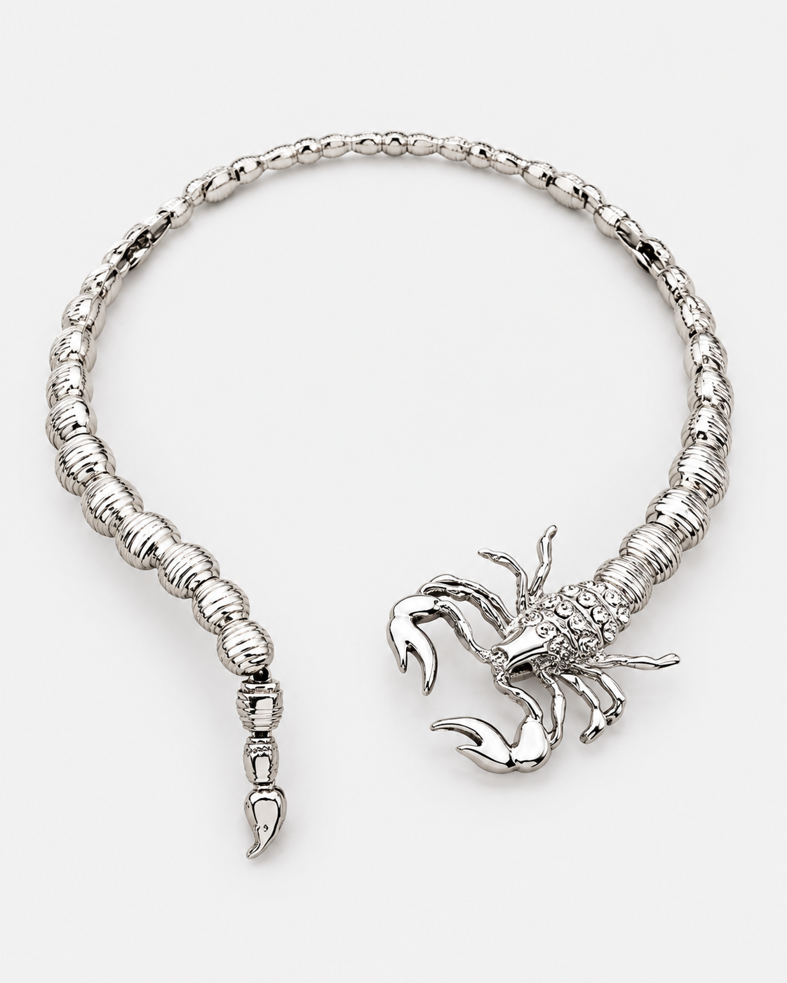 Scorpion Necklace with Rhinestone