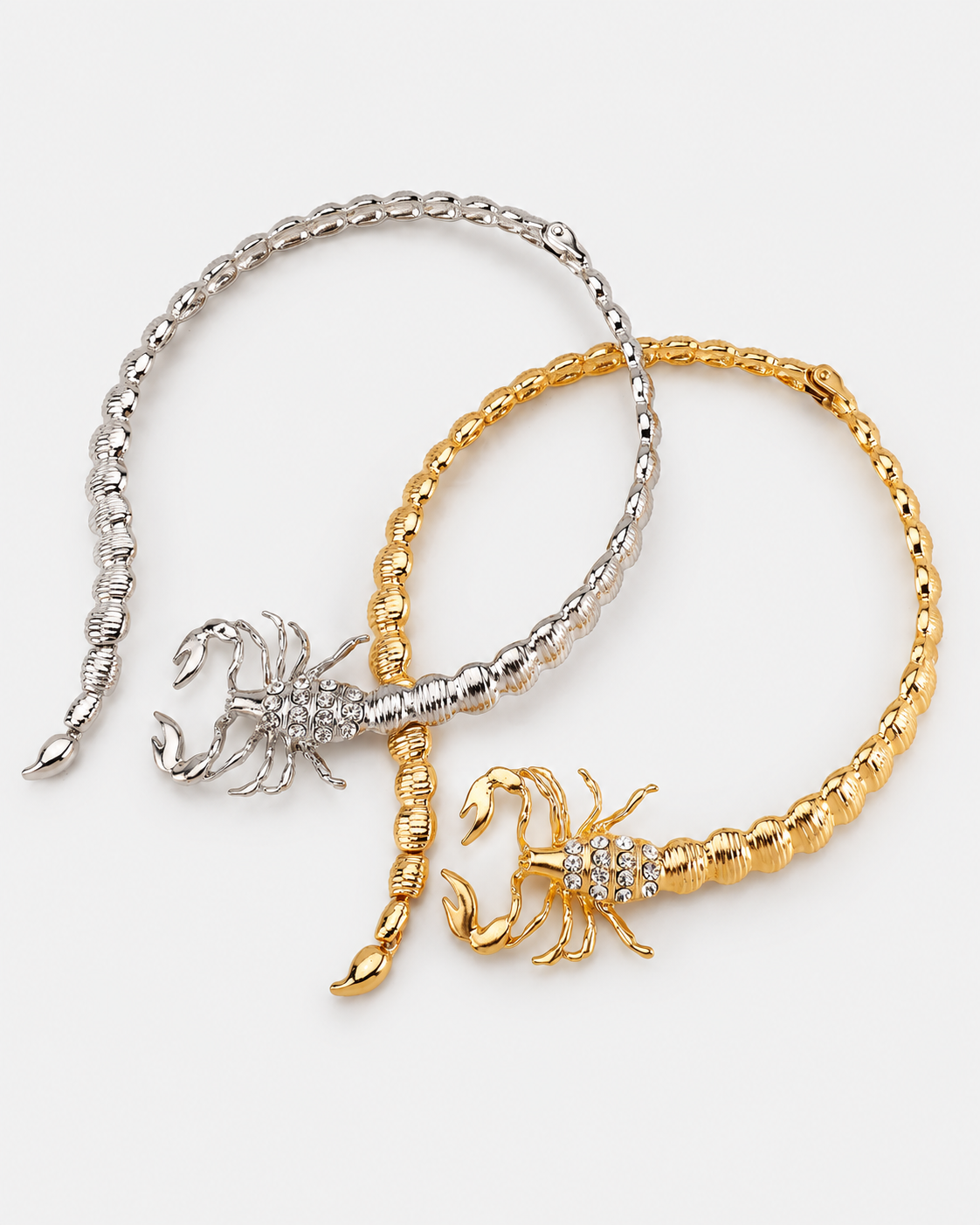 Scorpion Necklace with Rhinestone