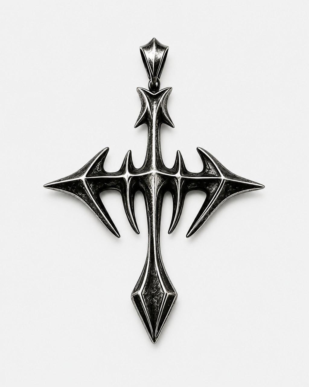 Punk Cross Pendant Necklace