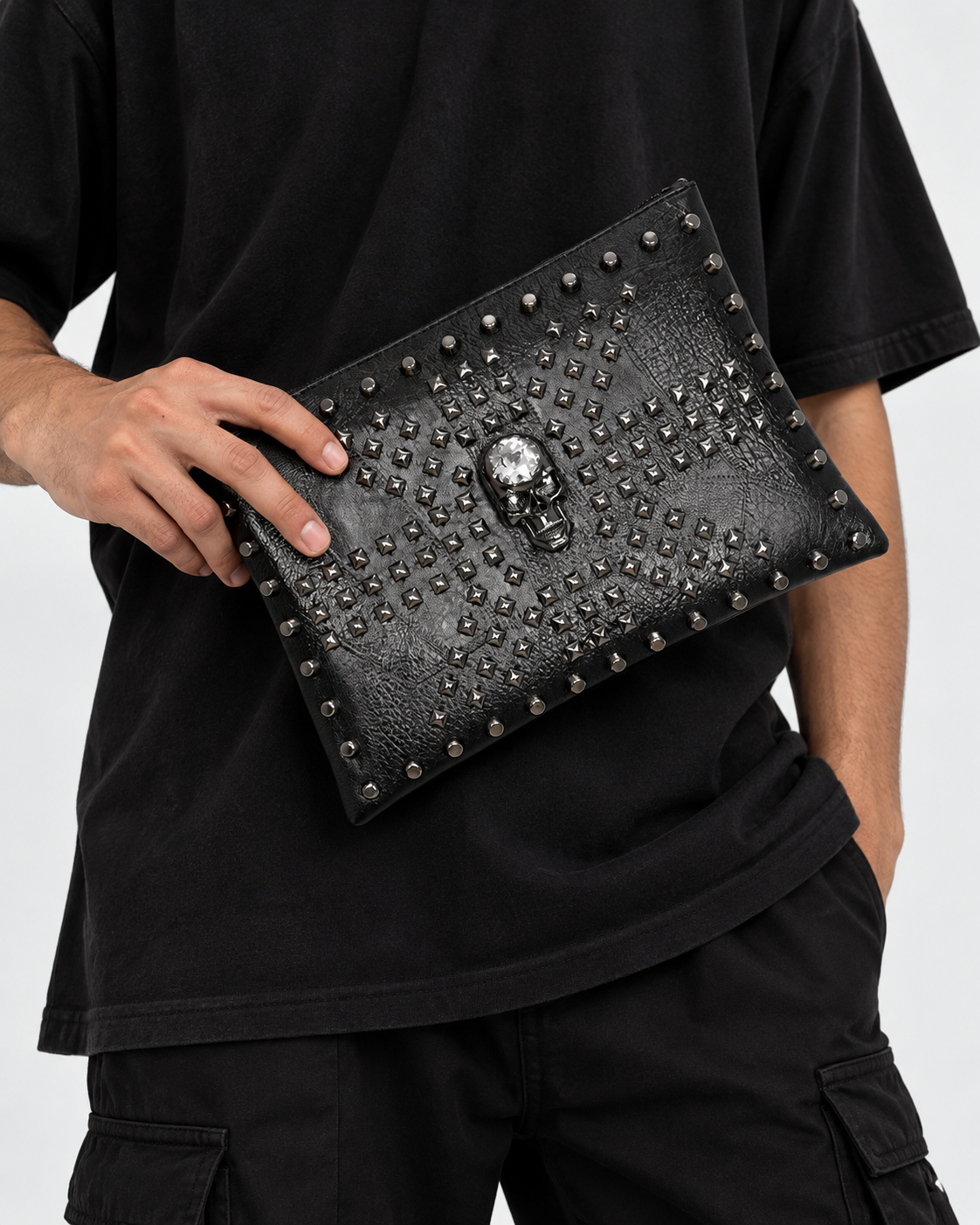 Gothic Cross Clutch Bag