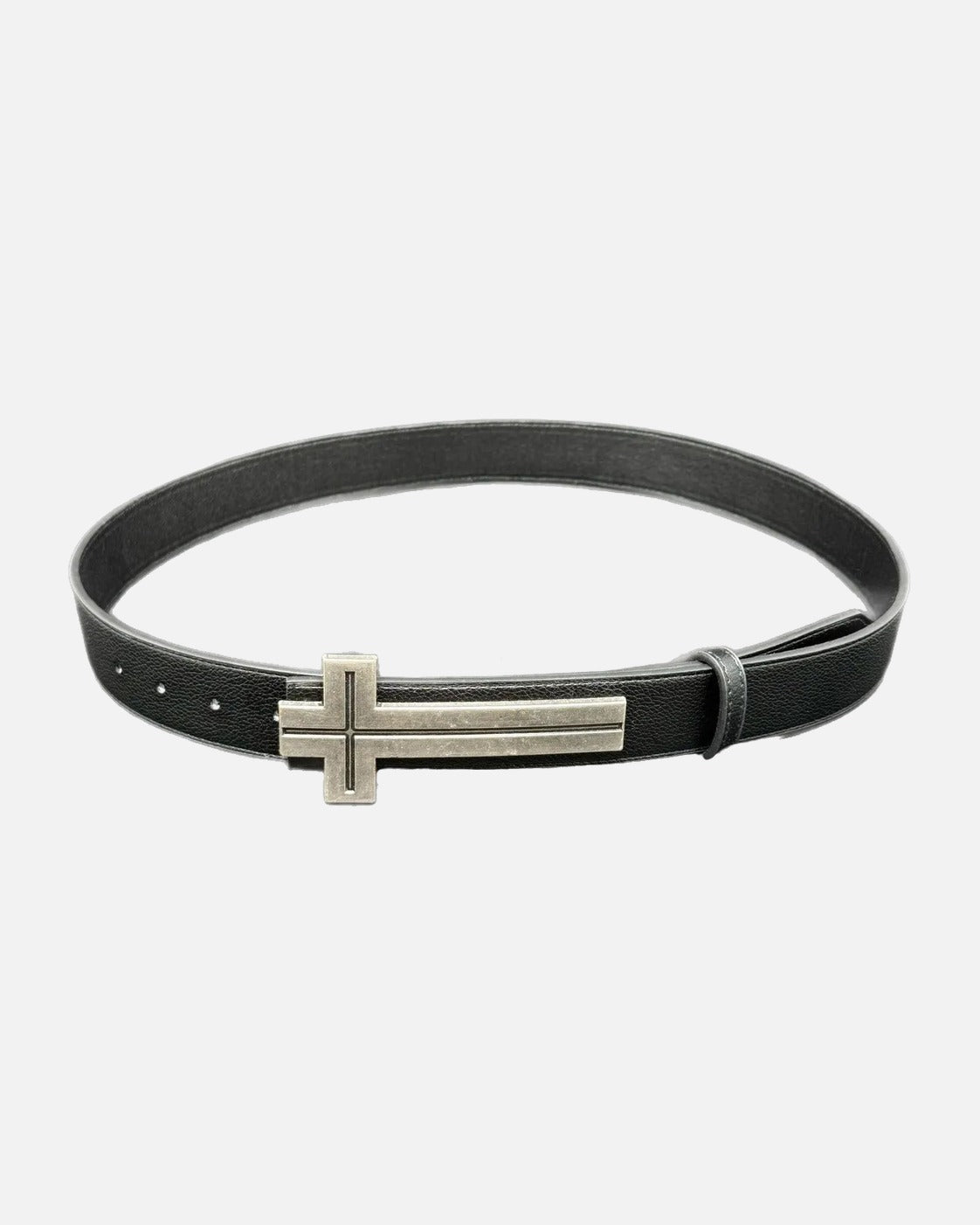 Flat Cross Buckle Belt