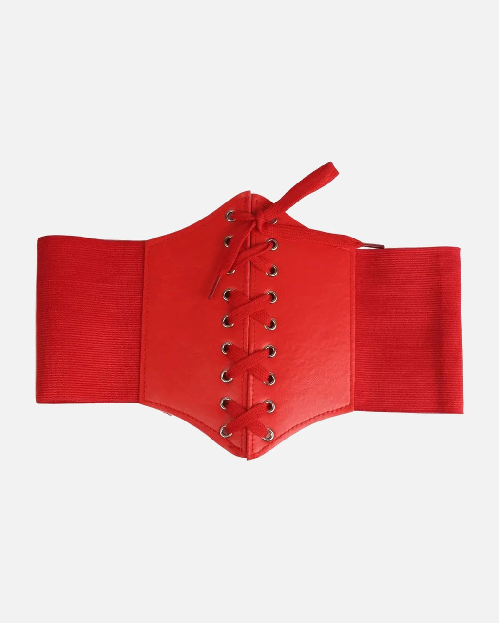 Lace-Up Corset Waist Belt – shown from another angle, women's gothic belt