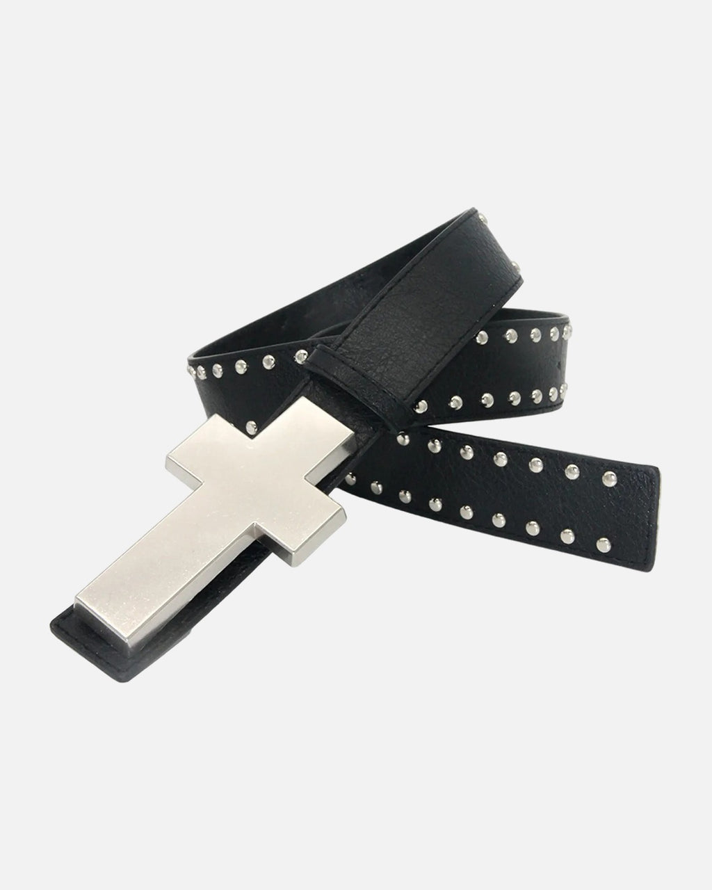 Statement Buckle Studded Belt