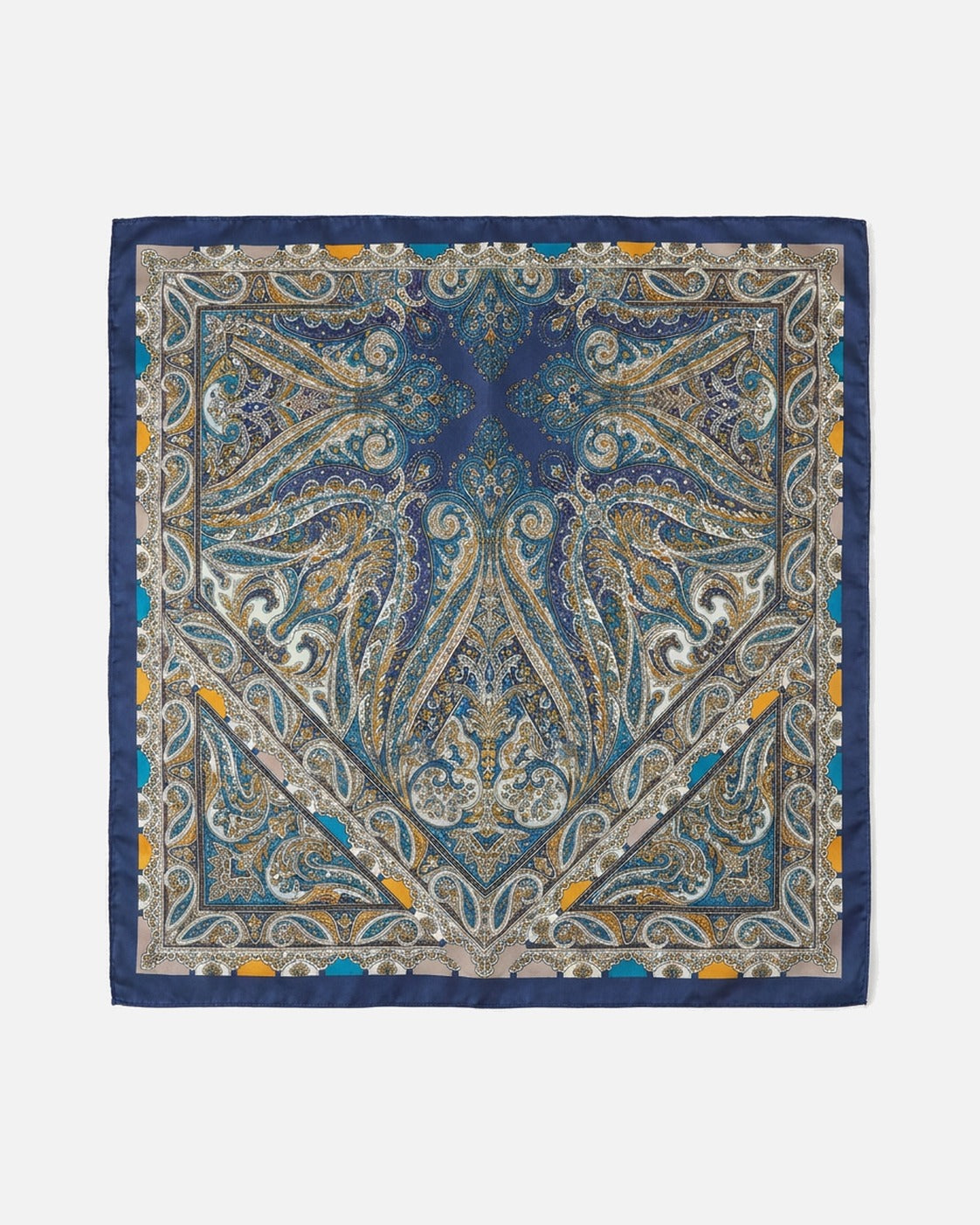 Paisley Satin Square Scarf