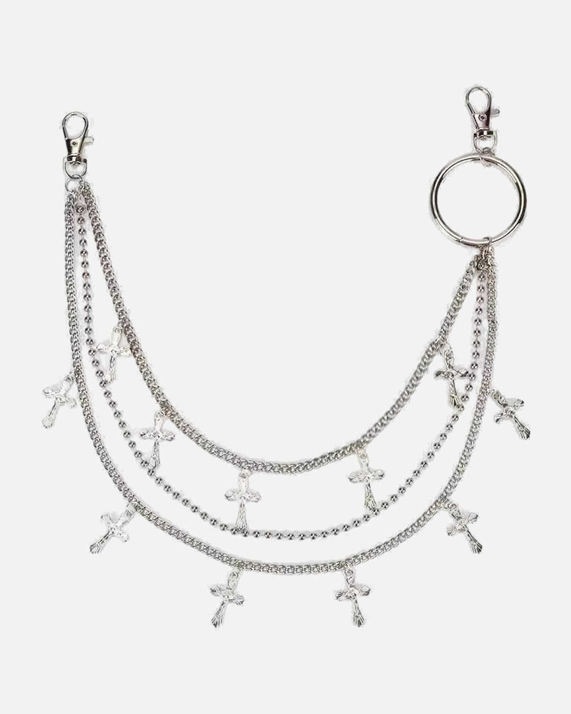 Cross Charm Pants Chain