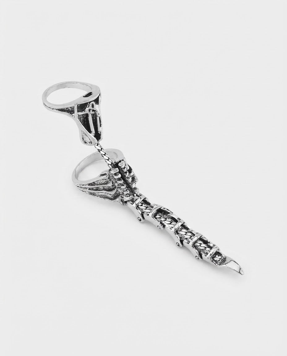 Skeleton Finger Claw Ring
