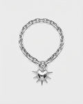 Spiked Heart Chain Necklace