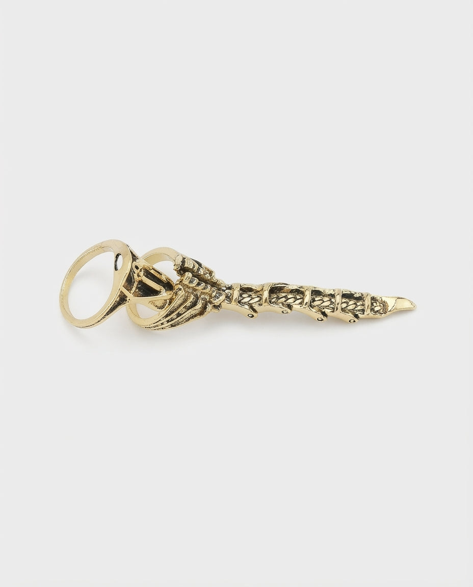 Skeleton Finger Claw Ring
