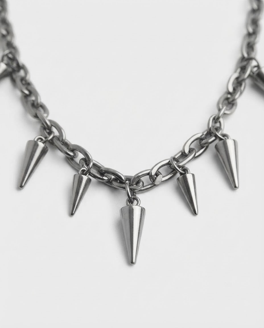 Spike Charm Choker