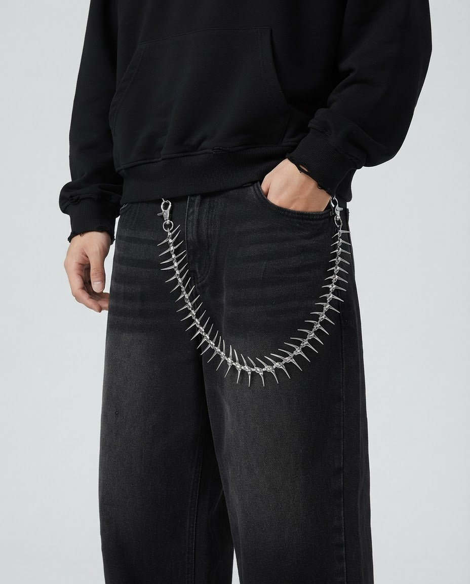 Fishbone Spike Pants Chain