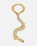 Slim Wave Tie Necklace Gold